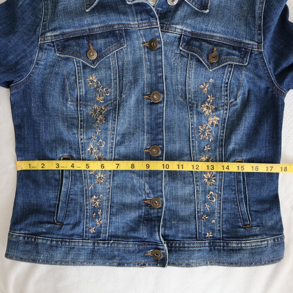 Jean Jacket - Size S - Embroidered - Style & Co - Picture 6 of 12